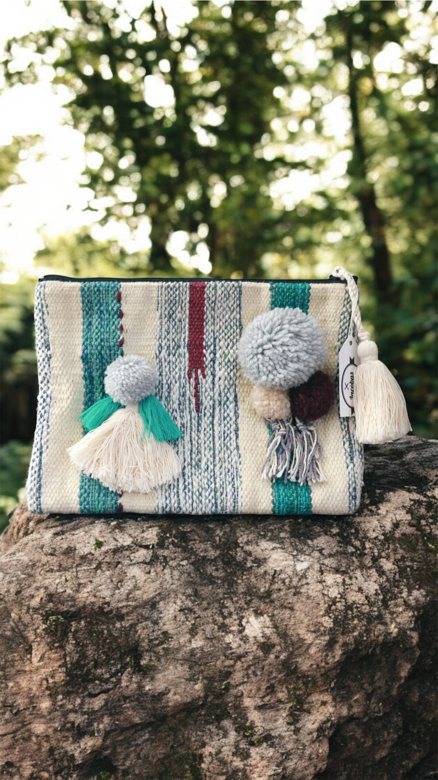 Pochette Kilim Ecrue
